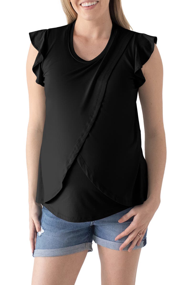 Kindred Bravely Tulip Hem Maternity/Nursing Top, Main, color, 