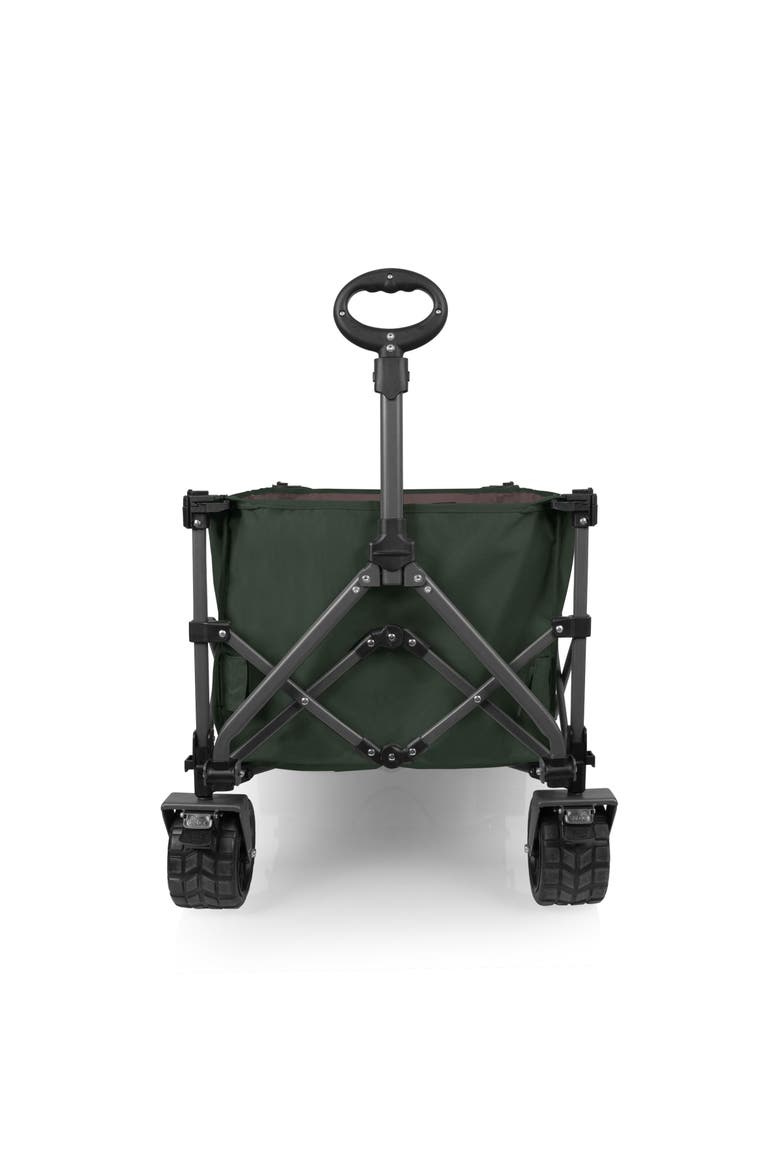 Wilderness All-Terrain Folding Wagon, Main, color, Moss Green