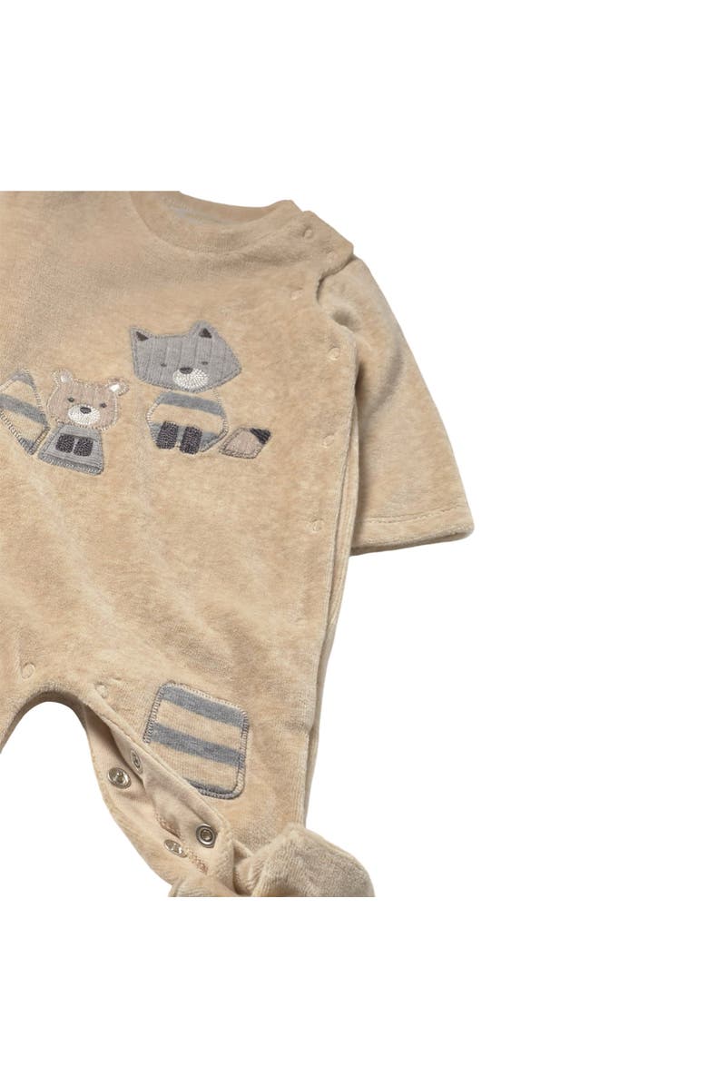 Mayoral 2-Piece Velour One Piece Set, Alternate, color, Beige