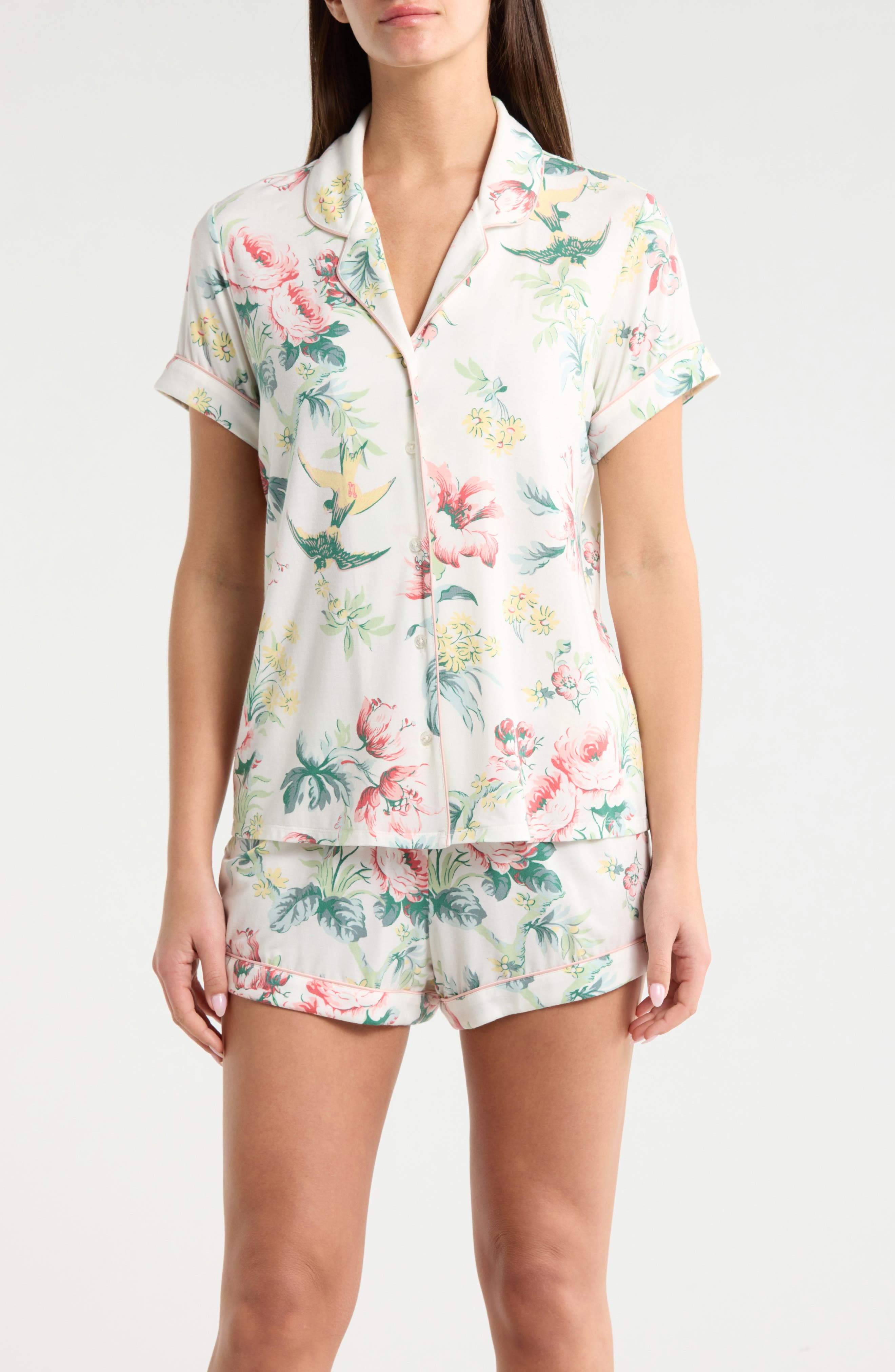IVORY- CORAL ORANGE BLOSSOM