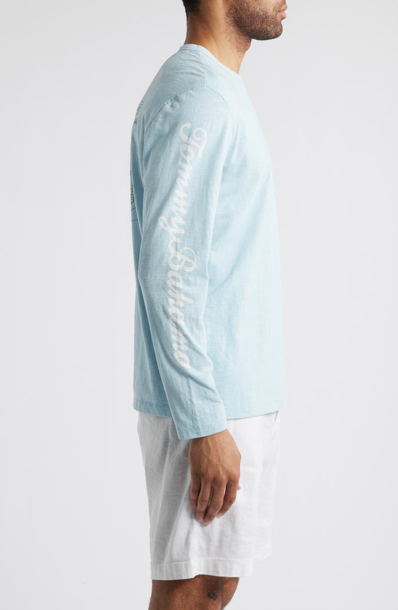 Tommy Bahama Red, White & Boom Embroidered Slub Jersey Graphic T-Shirt, Alternate, color, 