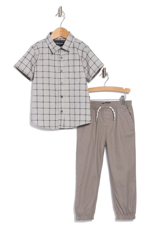 Kids' Short Sleeve Shirt & Joggers Set (Toddler)