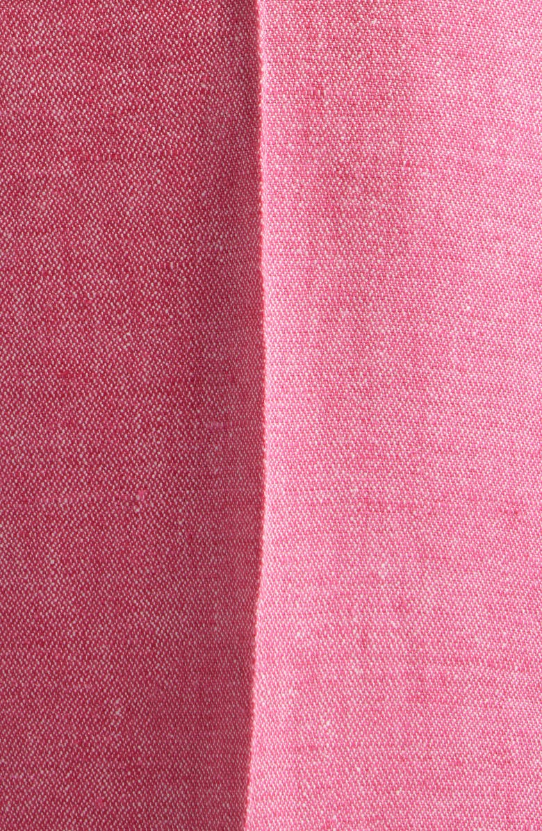 Elie Tahari The Kenna Wide Leg Linen Pants, Alternate, color, Plum Rose