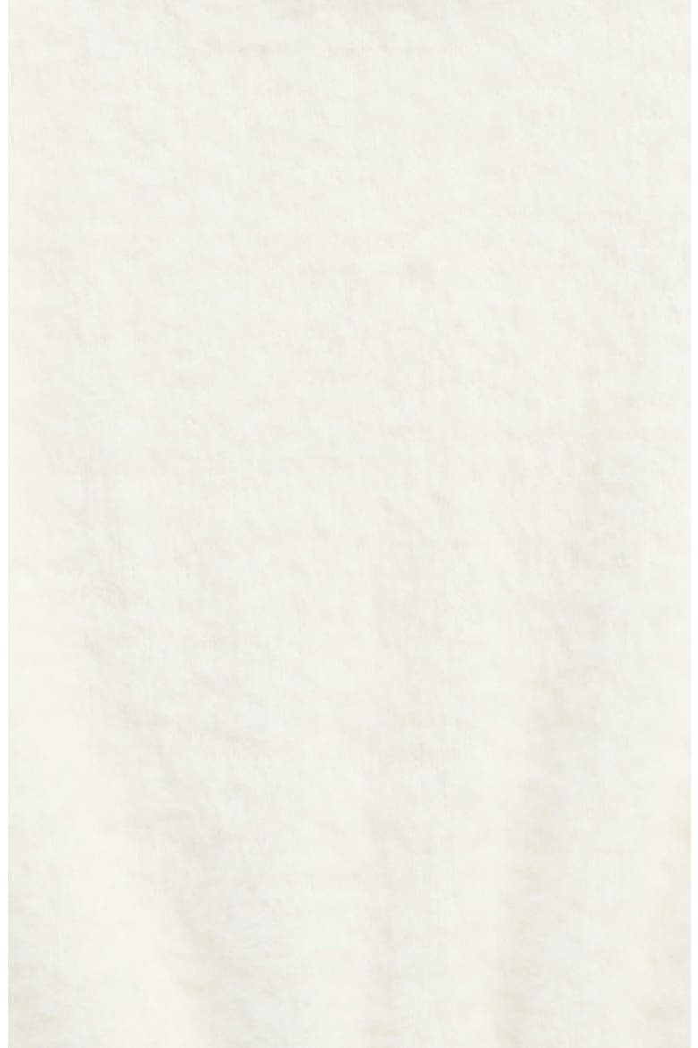 Kids' Eyelash Short Sleeve Sweater, Alternate, color, WHITE