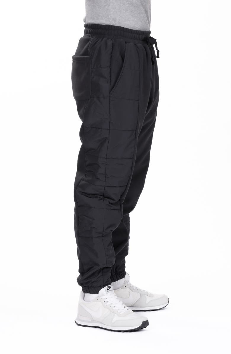 VAST Ripstop Fleece Lined Joggers, Alternate, color, Black