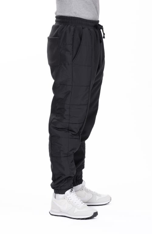 Vast Ripstop Fleece Lined Joggers In Black