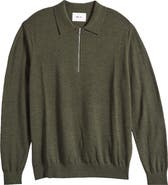 NN07 Quarter Zip Wool Polo Sweater