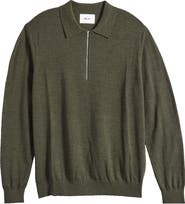 NN07 Quarter Zip Wool Polo Sweater