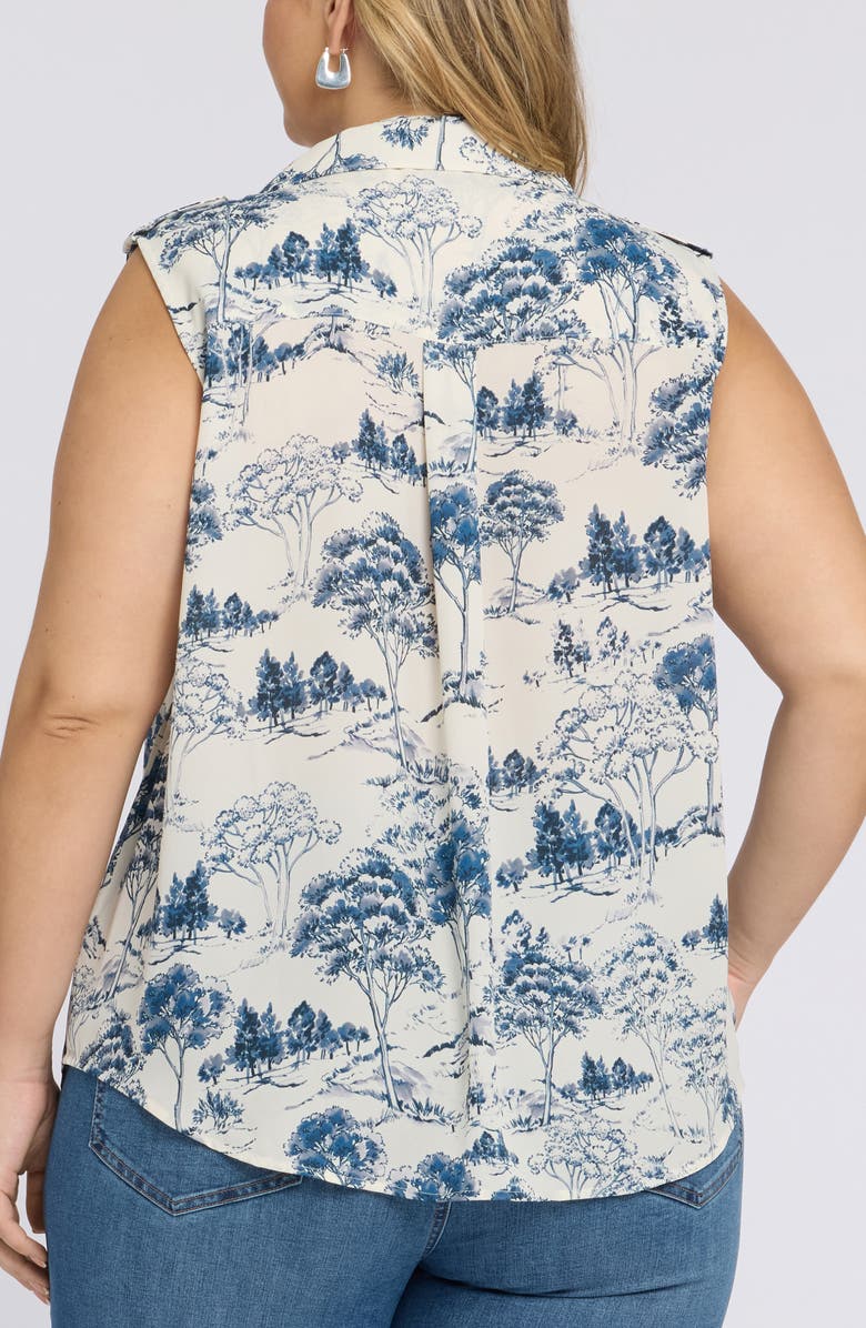 NYDJ Gabrielle Sleeveless Top, Alternate, color, Le Parc De Treville