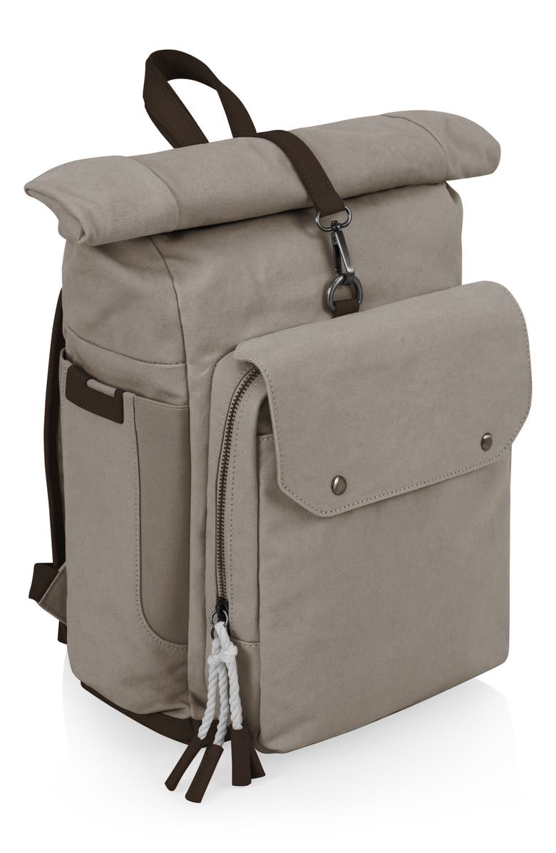 Picnic Time Carmel Picnic Backpack, Main, color, Gray