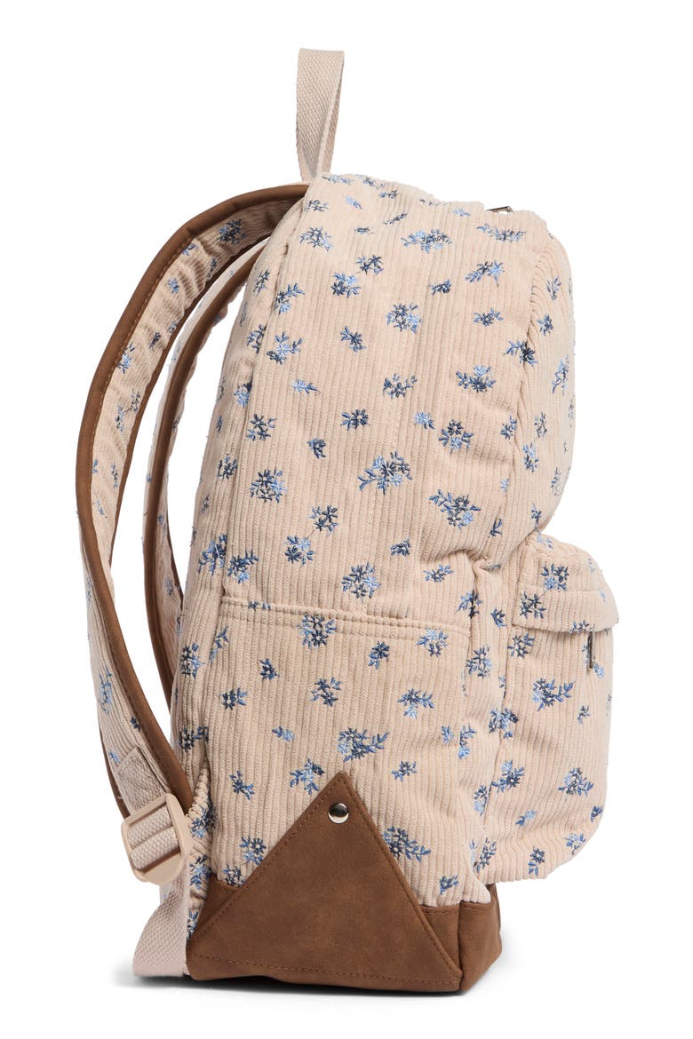 Corduroy Backpack & Lunch Bag Set, Alternate, color, DITSY FLORAL