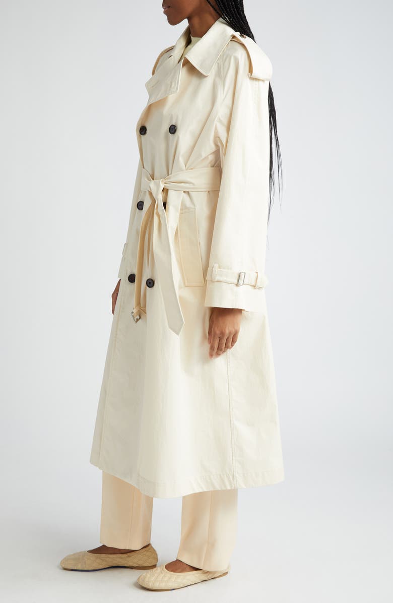 Burberry Oversize Belted Water Resistant Gabardine Trench Coat, Alternate, color, 