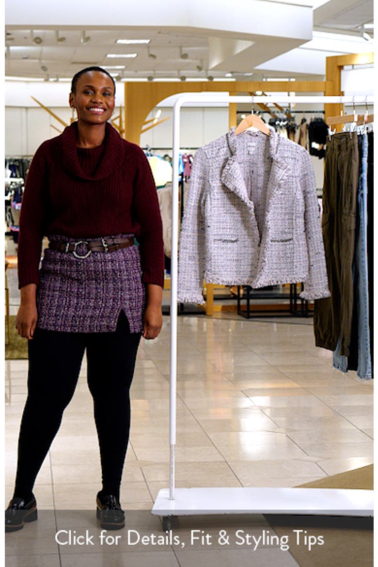 Chain Trim Fringe Mix Knit Jacket video