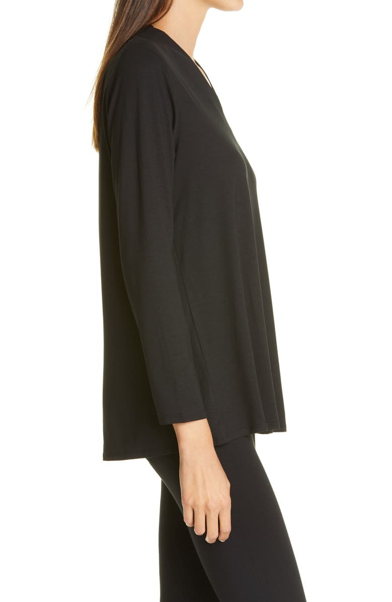 Eileen Fisher V-Neck Top, Alternate, color, 