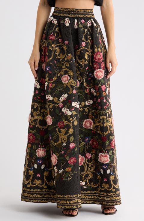 Tina Embellished Maxi Skirt