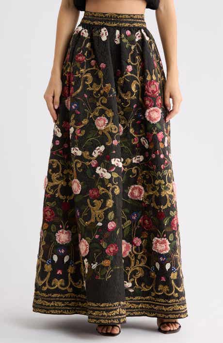 Tina Embellished Maxi Skirt