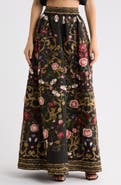 ALICE + OLIVIA Tina Embellished Maxi Skirt