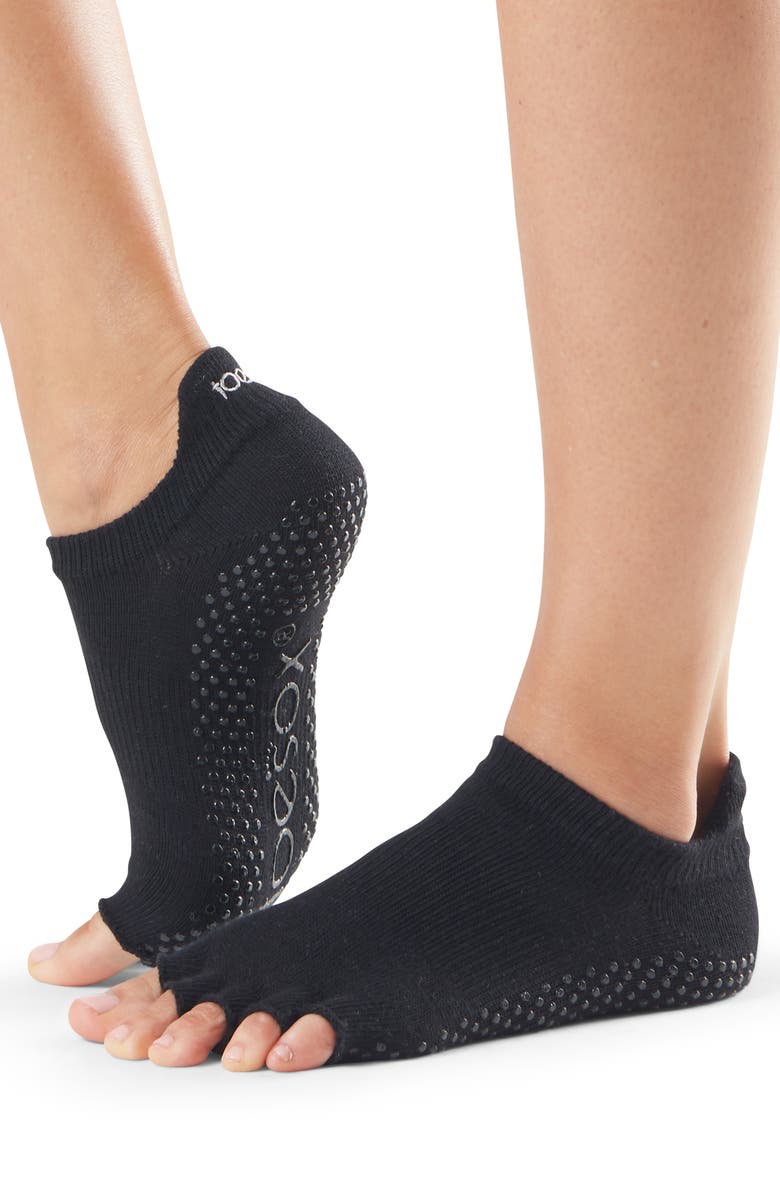 Tavi Noir ToeSox 2-Pack Low Rise Half Toe Gripper Socks, Alternate, color, 