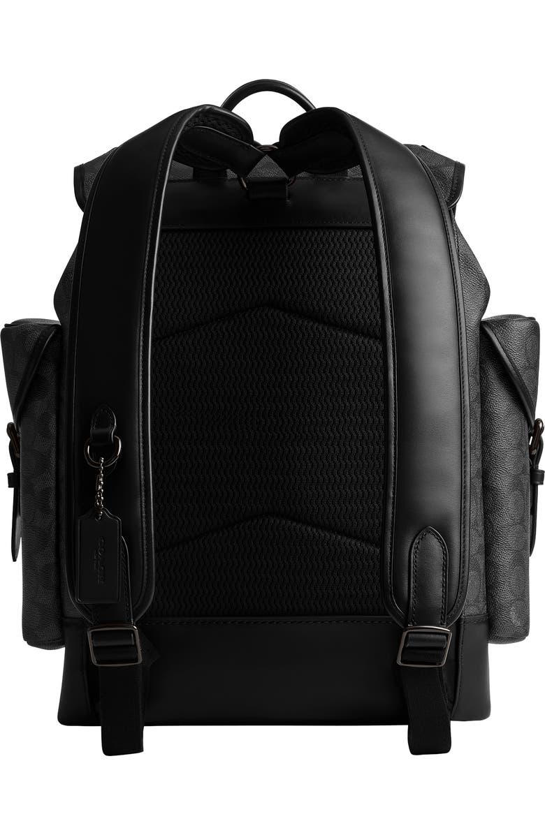COACH Hitch Coated Canvas Backpack, Alternate, color,