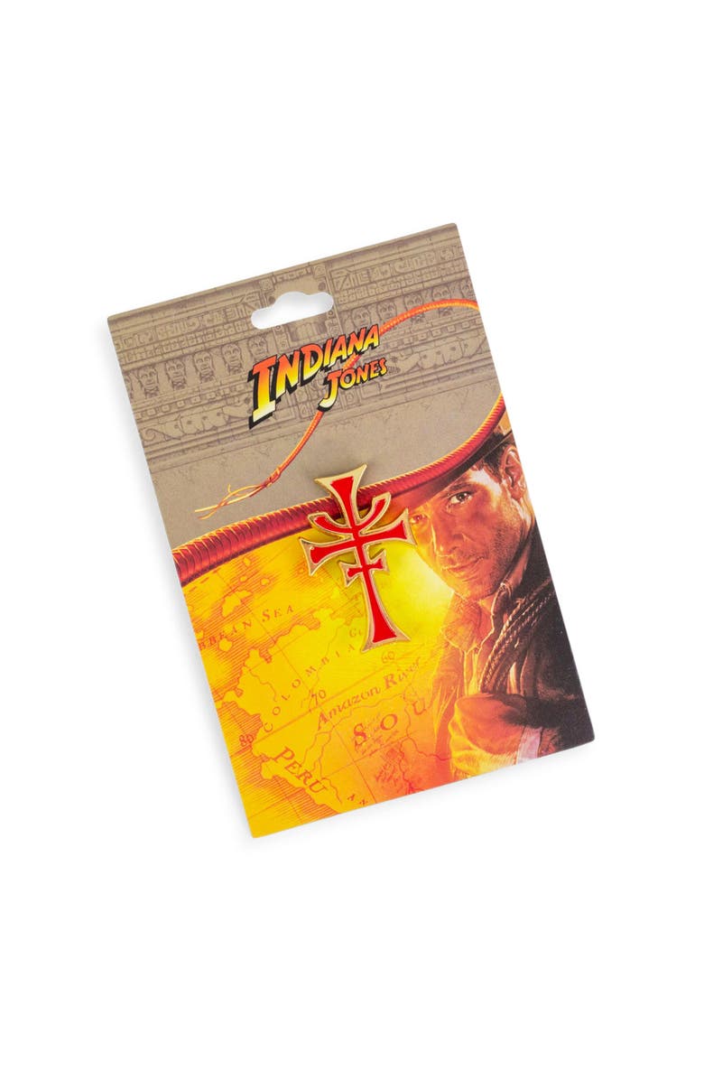 Toynk Indiana Jones and the Last Crusade Brotherhood of Cruciform Enamel Pin, Alternate, color, Red