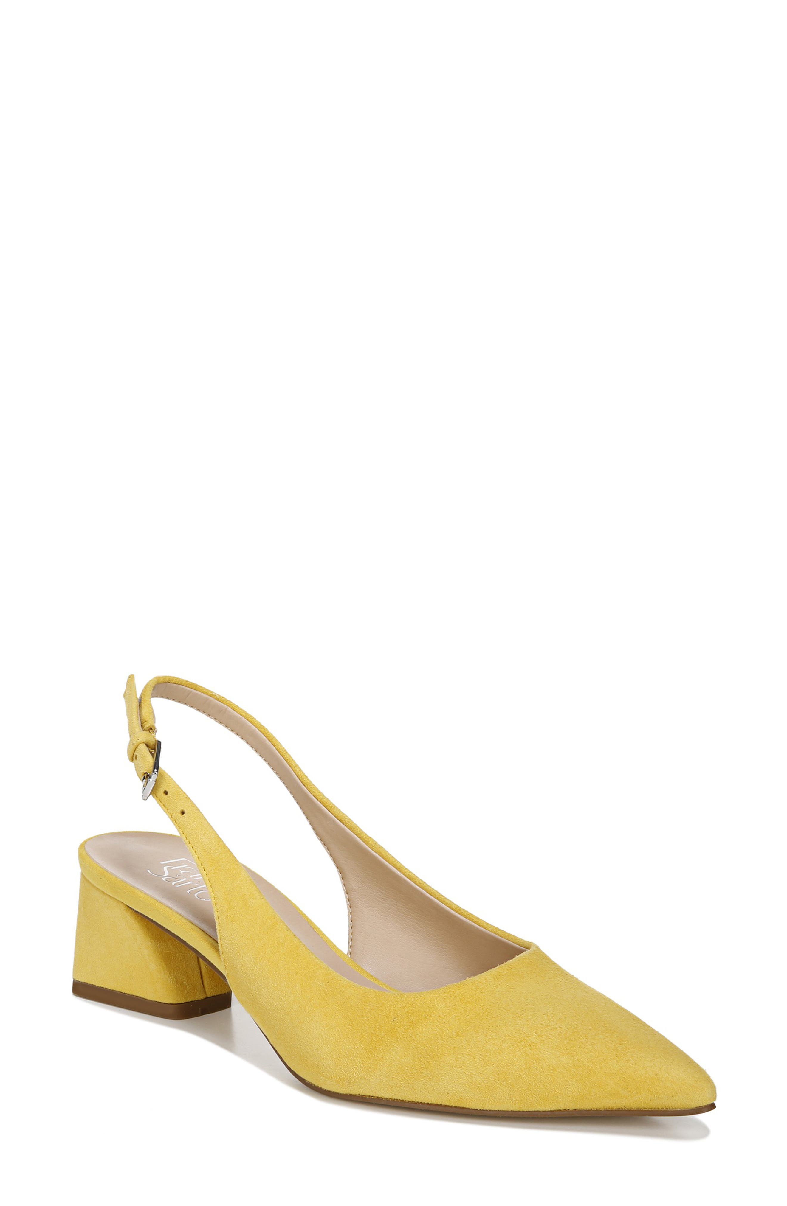 Racer Slingback Pump, Main, color, YELLOW