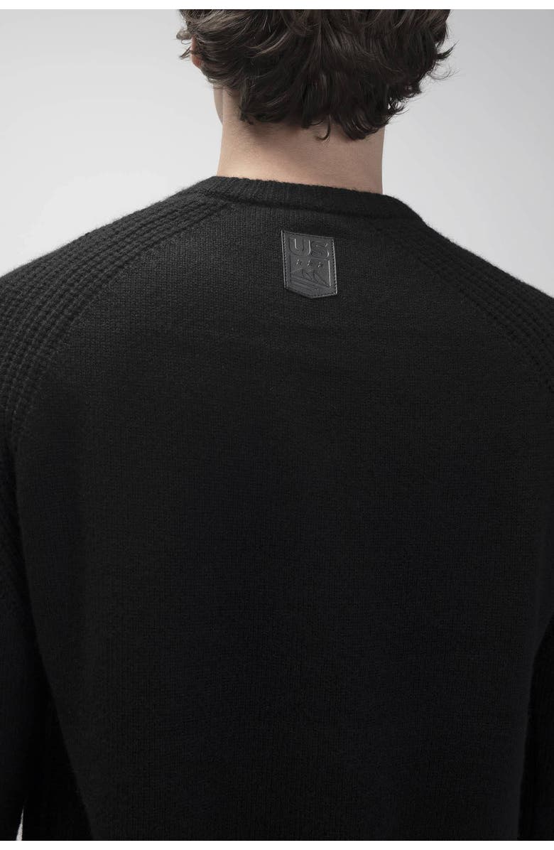 NAKED CASHMERE Oaklyn Cashmere Crewneck Sweater, Alternate, color, Black