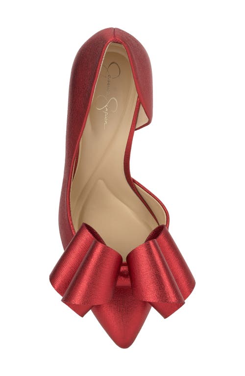 Jessica Simpson Penari Pointed Toe Half D'orsay Pump In Multi