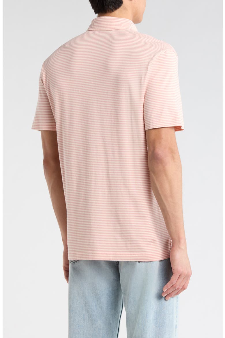 Bryce Stripe Jersey Polo, Alternate, color, PEARL MAUVE/IVORY DUST