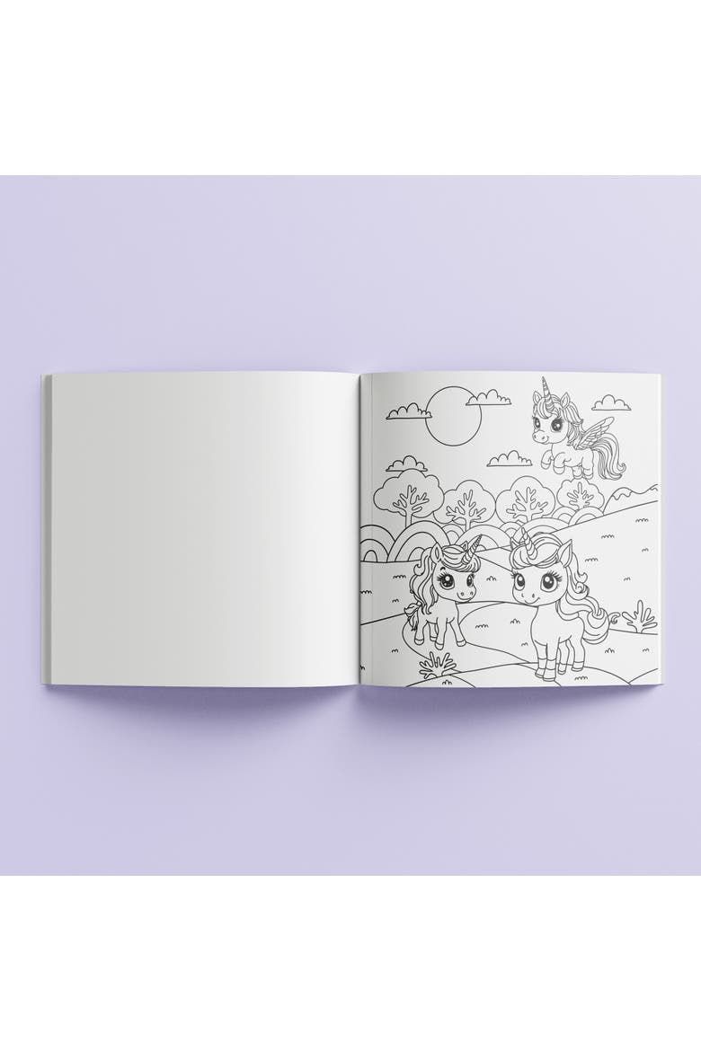 Coloring Book, Unicorn Magic, 96 Pages, Kids 8+, Alternate, color, Multicolored