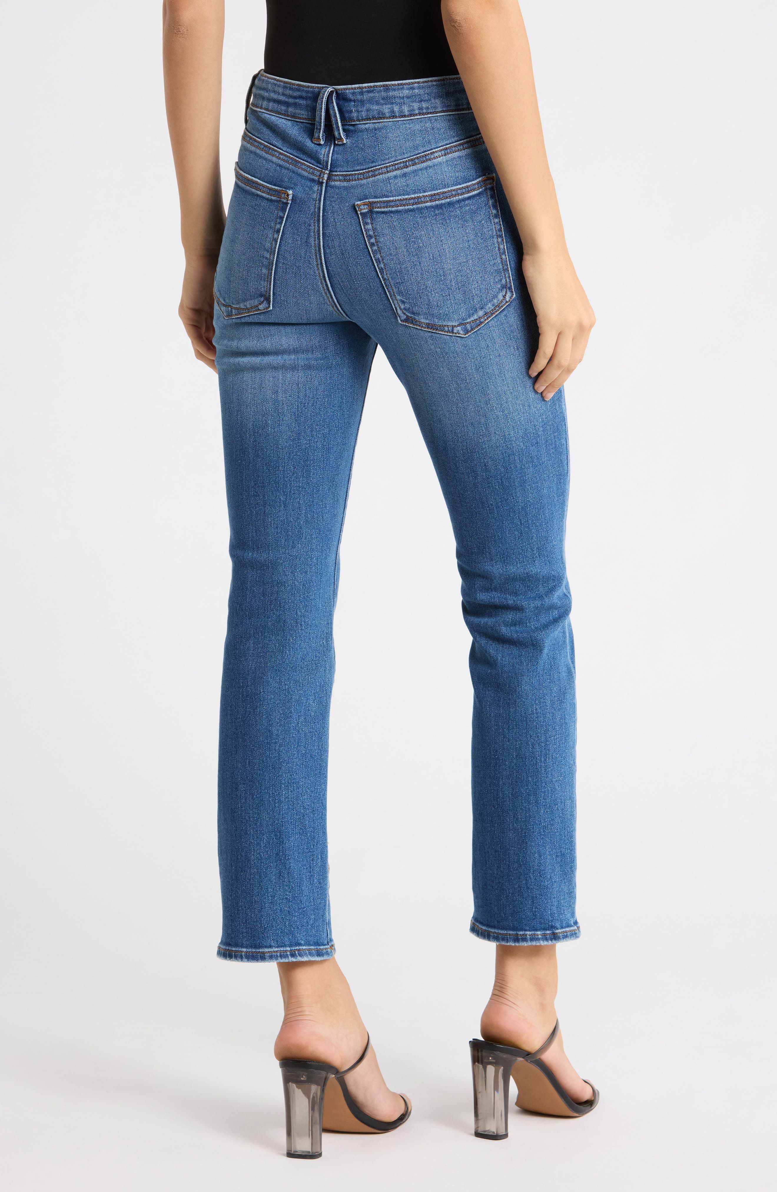 Good Legs High Waist Straight Leg Jeans