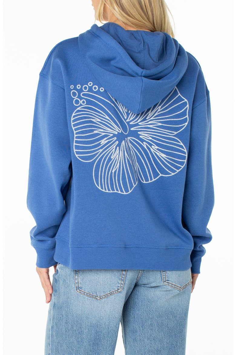 Wailea Oversize Embroidered Hoodie, Alternate, color, DUTCH BLUE