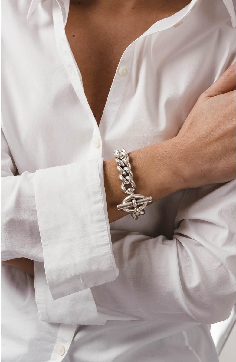 CXC Barracus Bracelet, Alternate, color, Silver