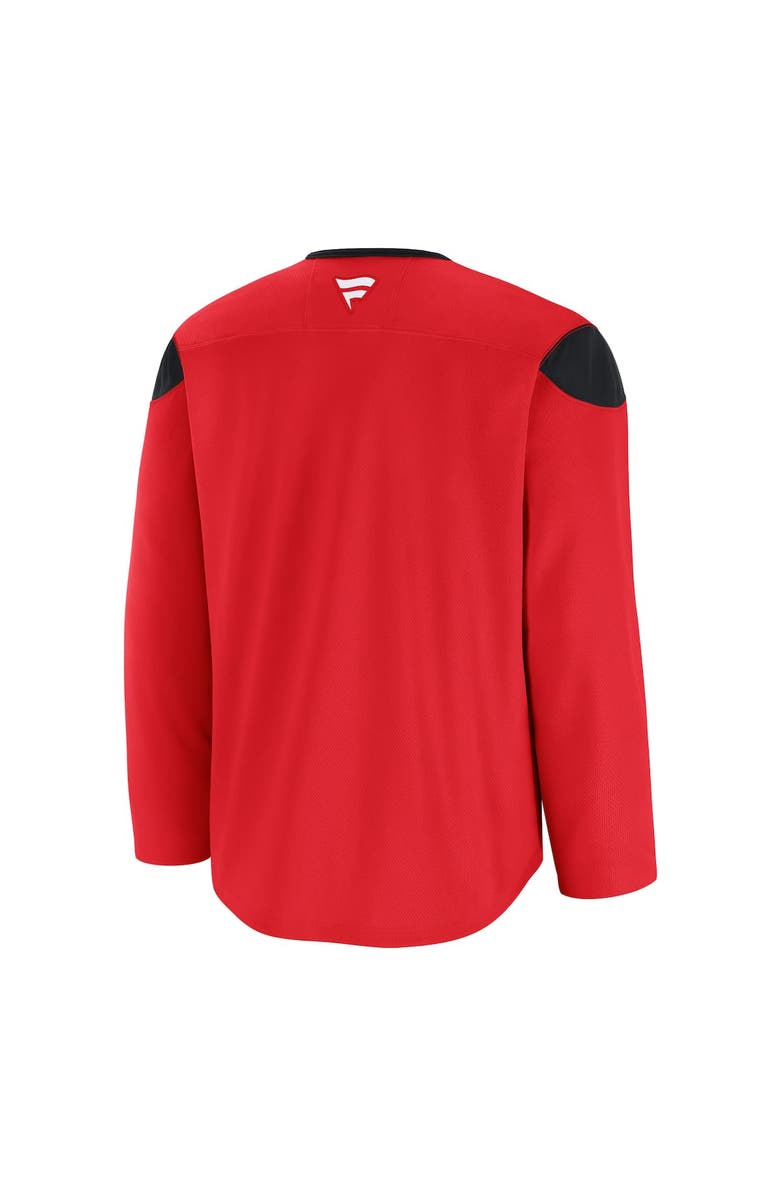 FANATICS Men's Fanatics Red Washington Capitals Home Practice Jersey, Alternate, color, 