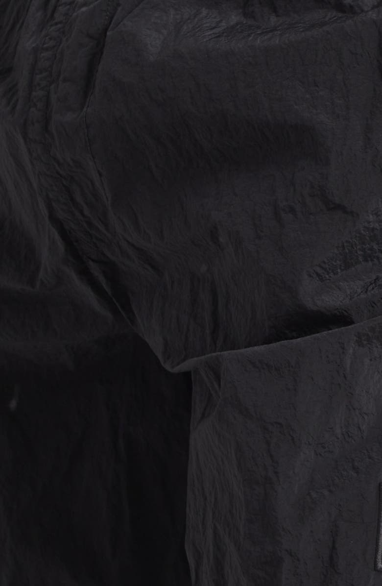 Stone Island Compass Logo Patch Nylon Swim Trunks, Alternate, color, V0029 Black