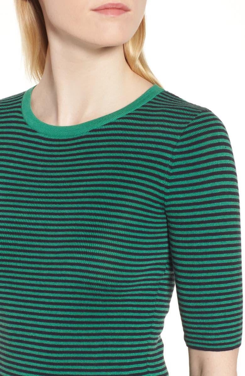Nordstrom Signature Stripe Crewneck Sweater, Alternate, color, 