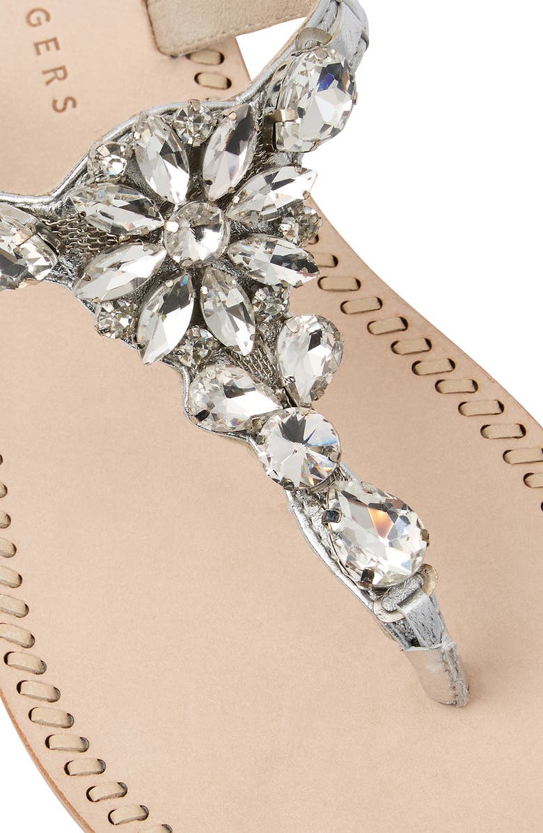 Jack Rogers Burgess Sandal, Alternate, color, Silver