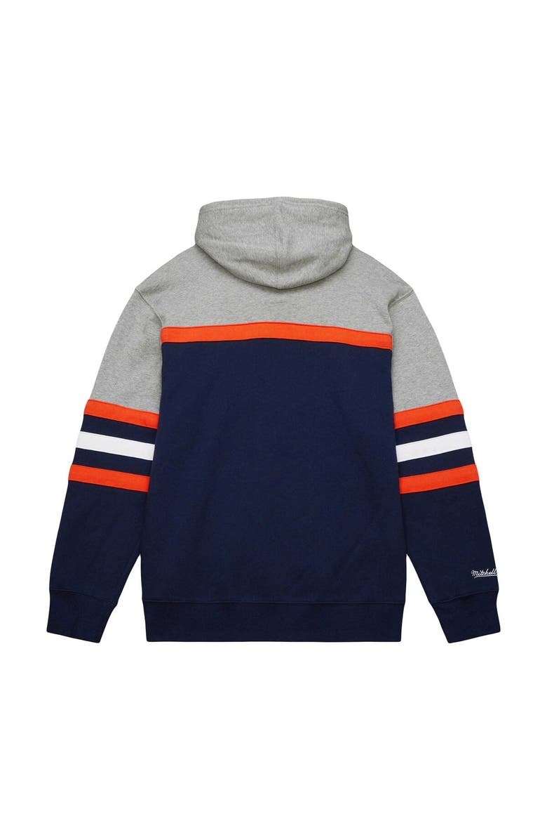 Mitchell & Ness Men's Mitchell & Ness Navy Auburn Tigers Head Coach Pullover Hoodie, Alternate, color, 