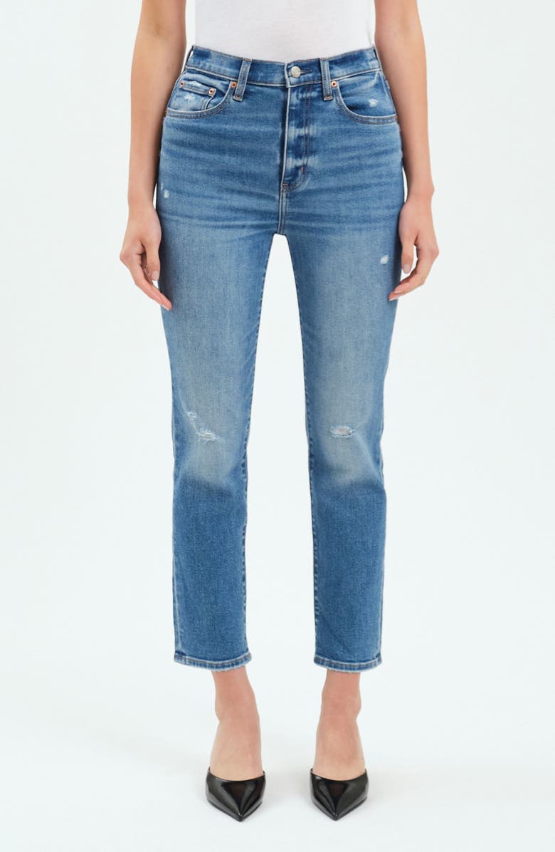 DAZE High Street Crop Jeans, Main, color, Wide Awake Vintage