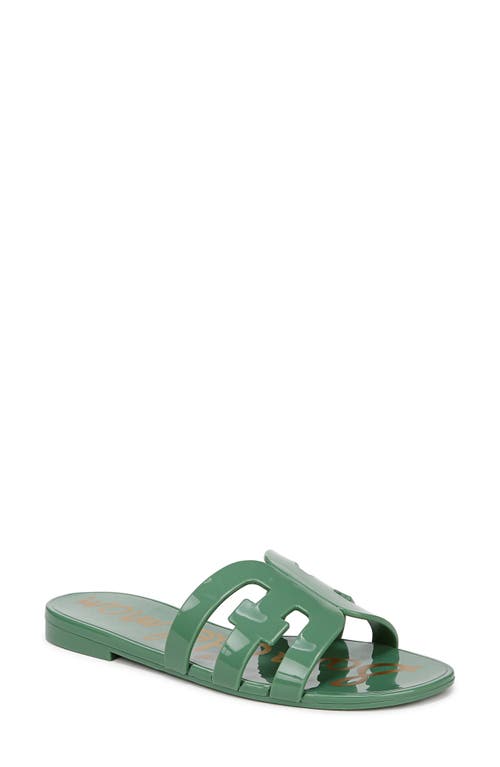 Sam Edelman Bay Jelly Slide Sandal Green Garden Jelly In Green Garden