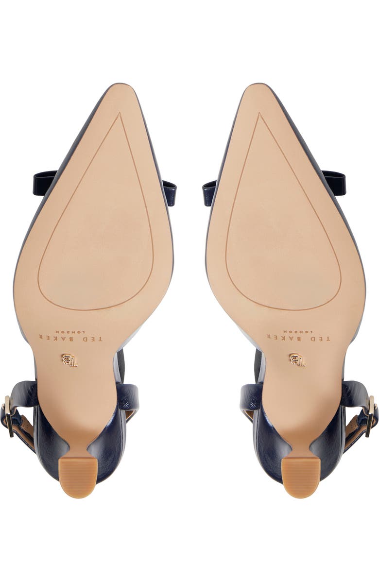 Ted Baker London Sienna Slingback Pointed Toe Pump, Alternate, color, Navy
