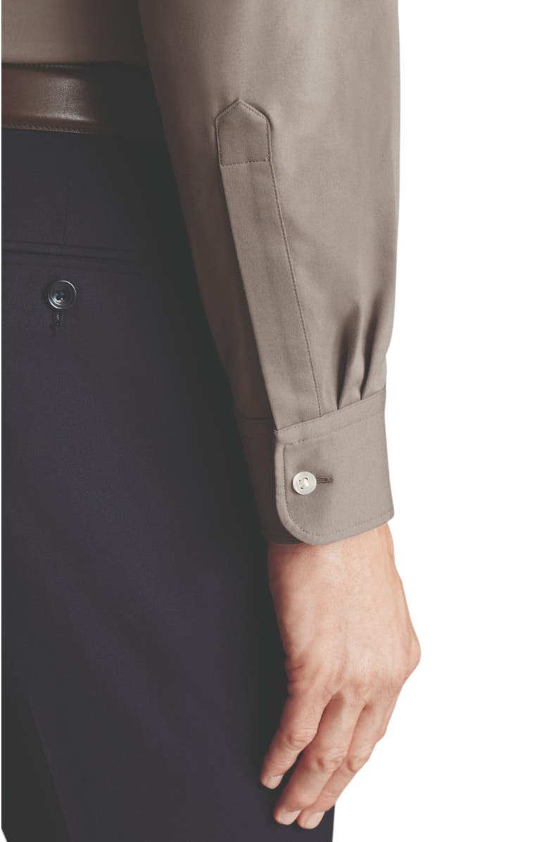 Charles Tyrwhitt 4 Way Stretch Jersey Shirt, Alternate, color, Mocha