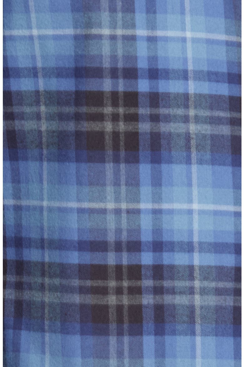 Norden Classic Fit Plaid Button-Up Shirt, Alternate, color, COLONY BLUE