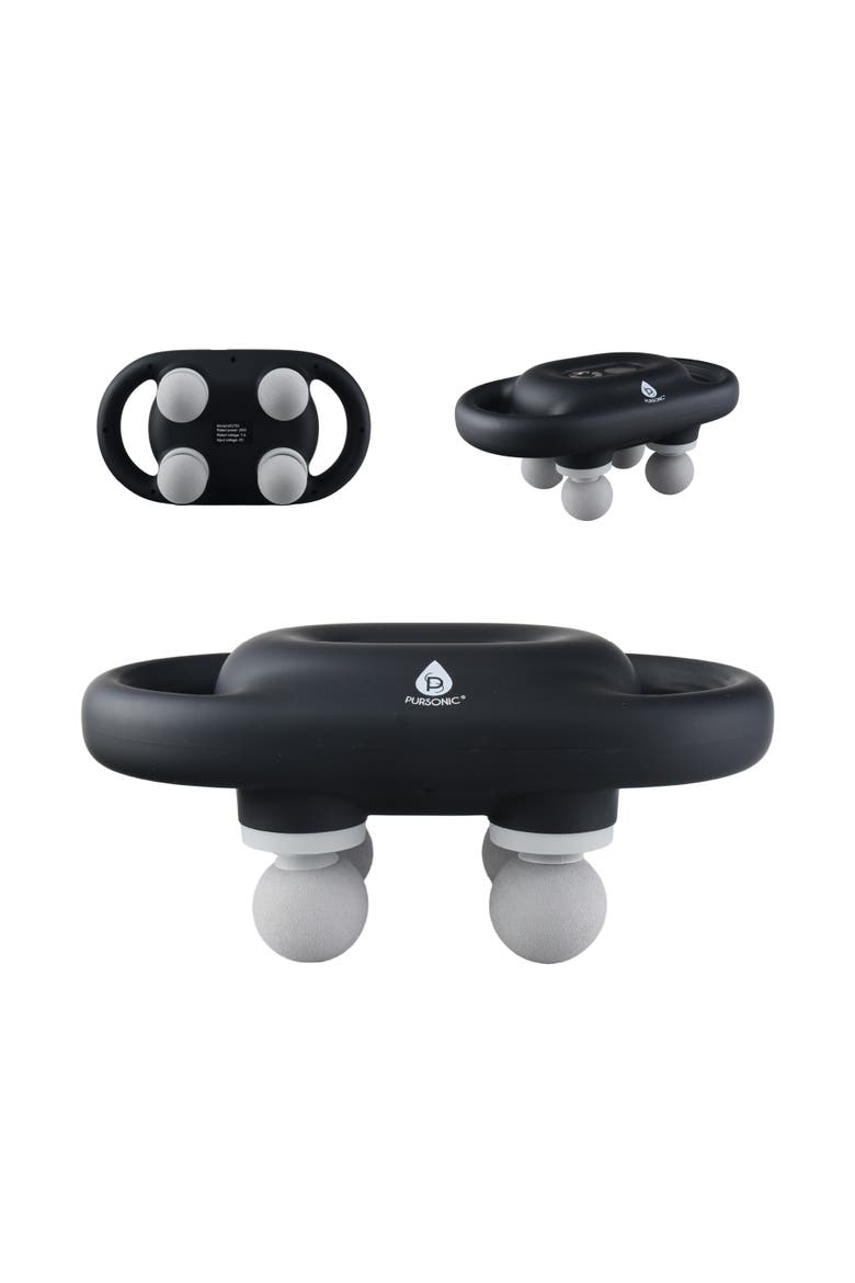 9-Speed & 3-Speed Massage Gun Set, Alternate, color, Black