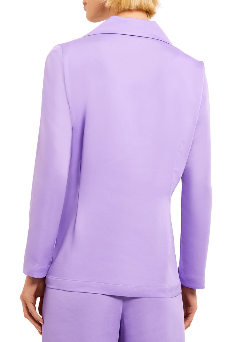 Side Tie Blazer, Alternate, color, LAVENDER FIELD