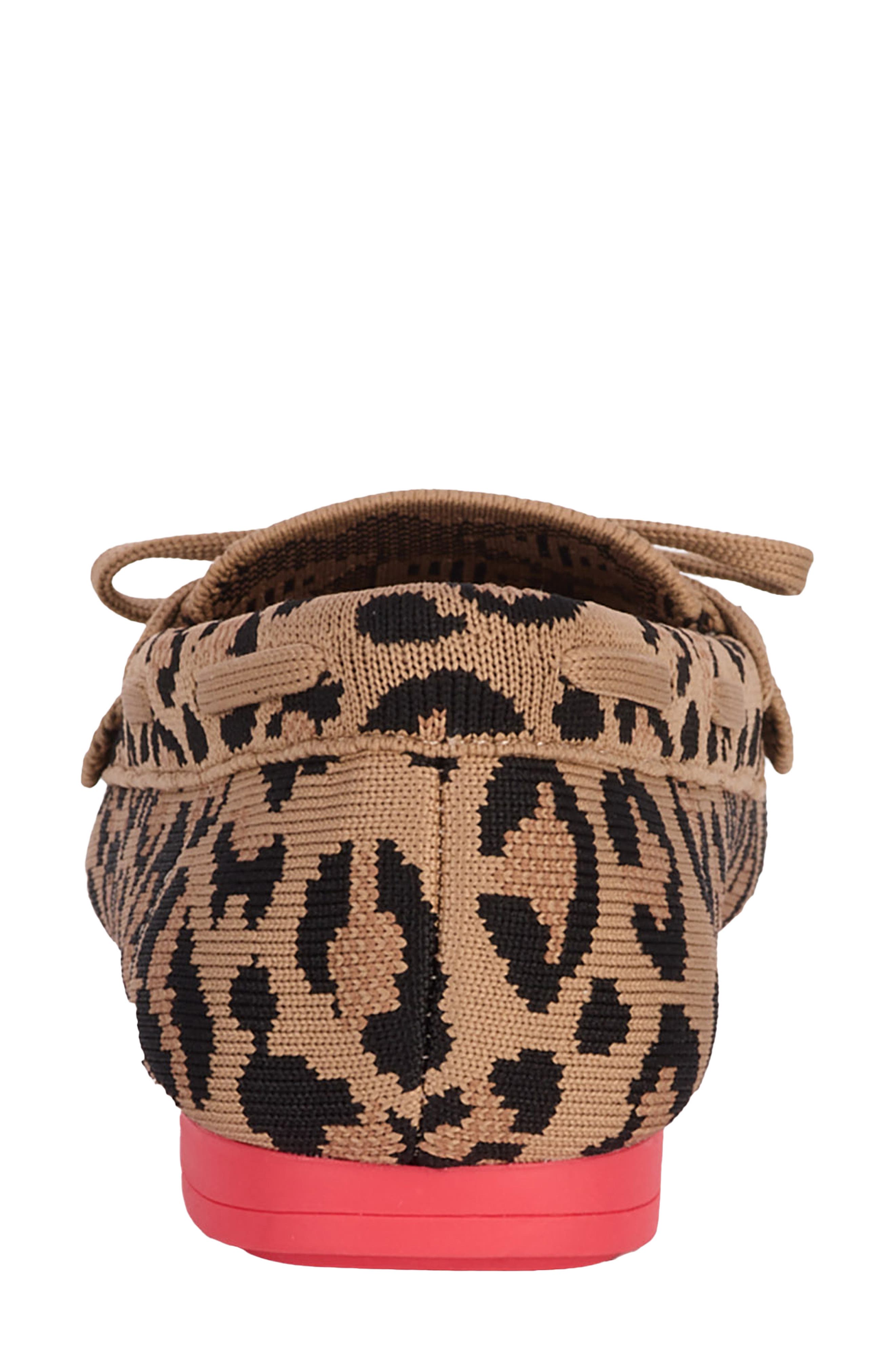 Neve Knit Loafer, Alternate, color, LEOPARD PRINT KNIT