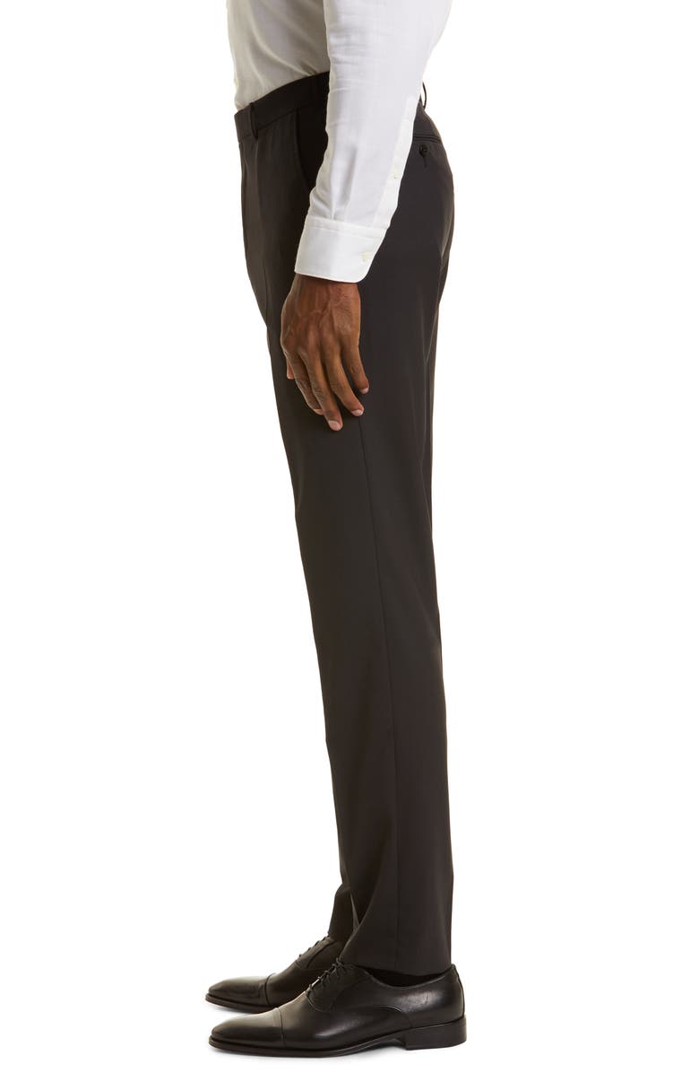 ZEGNA High Performance<sup>™</sup> Wool Trousers, Alternate, color, Black