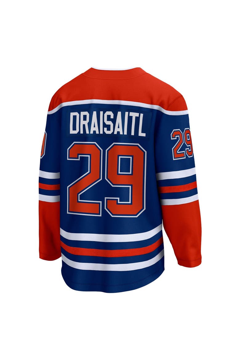 Men's Fanatics Branded Leon Draisaitl Royal Edmonton Oilers Home Premier Breakaway Player Jersey, Alternate, color, Royal