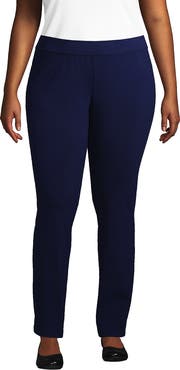 Lands' End Starfish Mid Rise Slim Leg Pants
