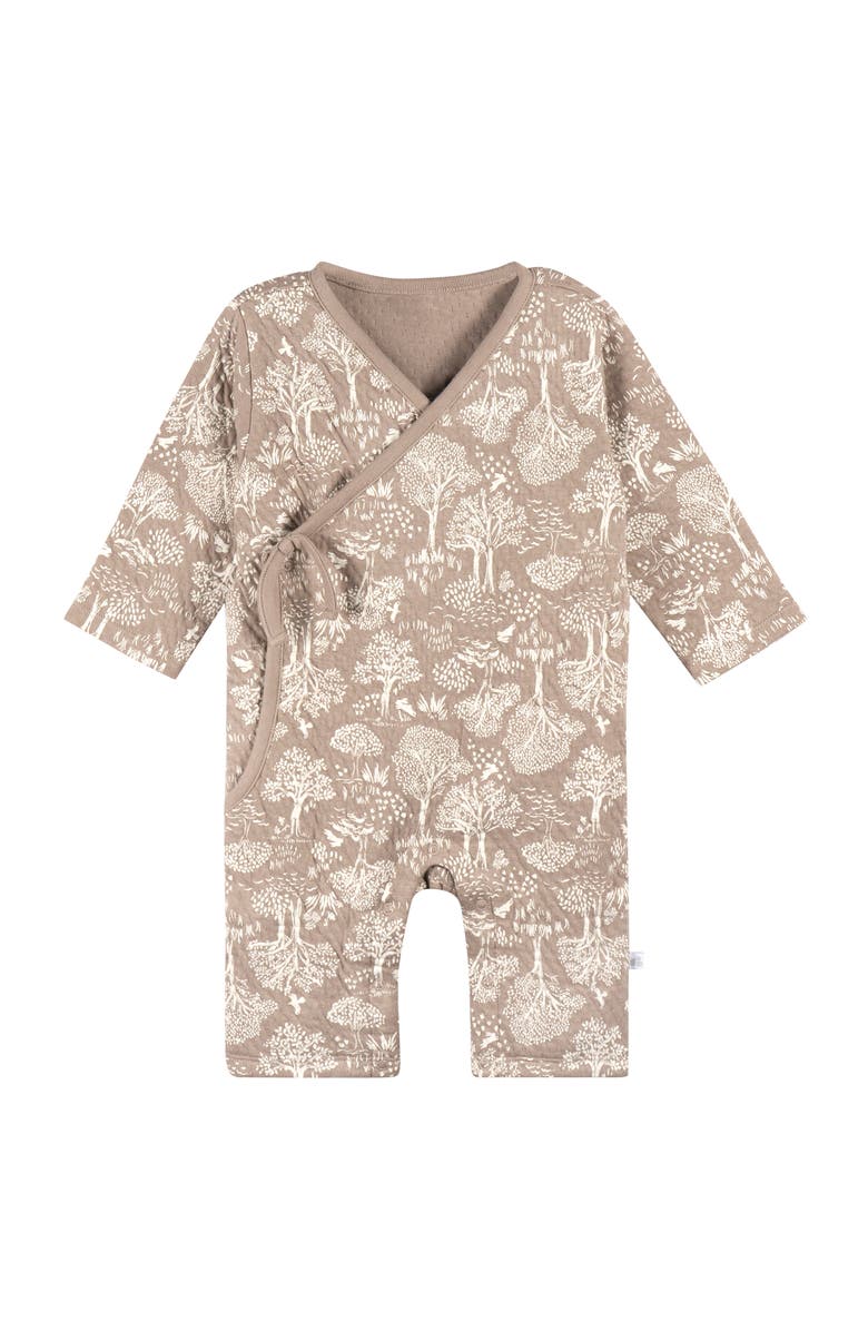 Just Born Quilted Coverall, Main, color, Nature