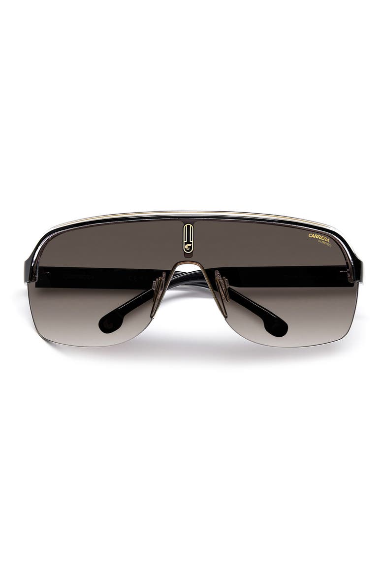 Carrera Shield Sunglasses, Main, color, BLACK GOLD